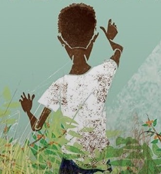 Illustration of boy in a field
